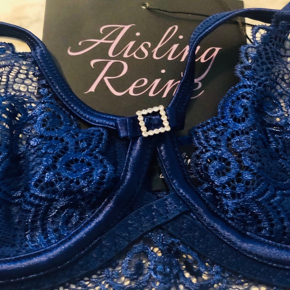 NWT - Aisling Reine - Natasha in Sapphire - luxury lace and mesh bra. - Picture 11 of 11